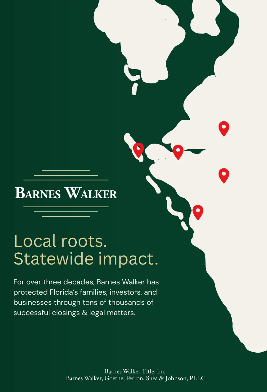 Barnes Walker Florida service area map