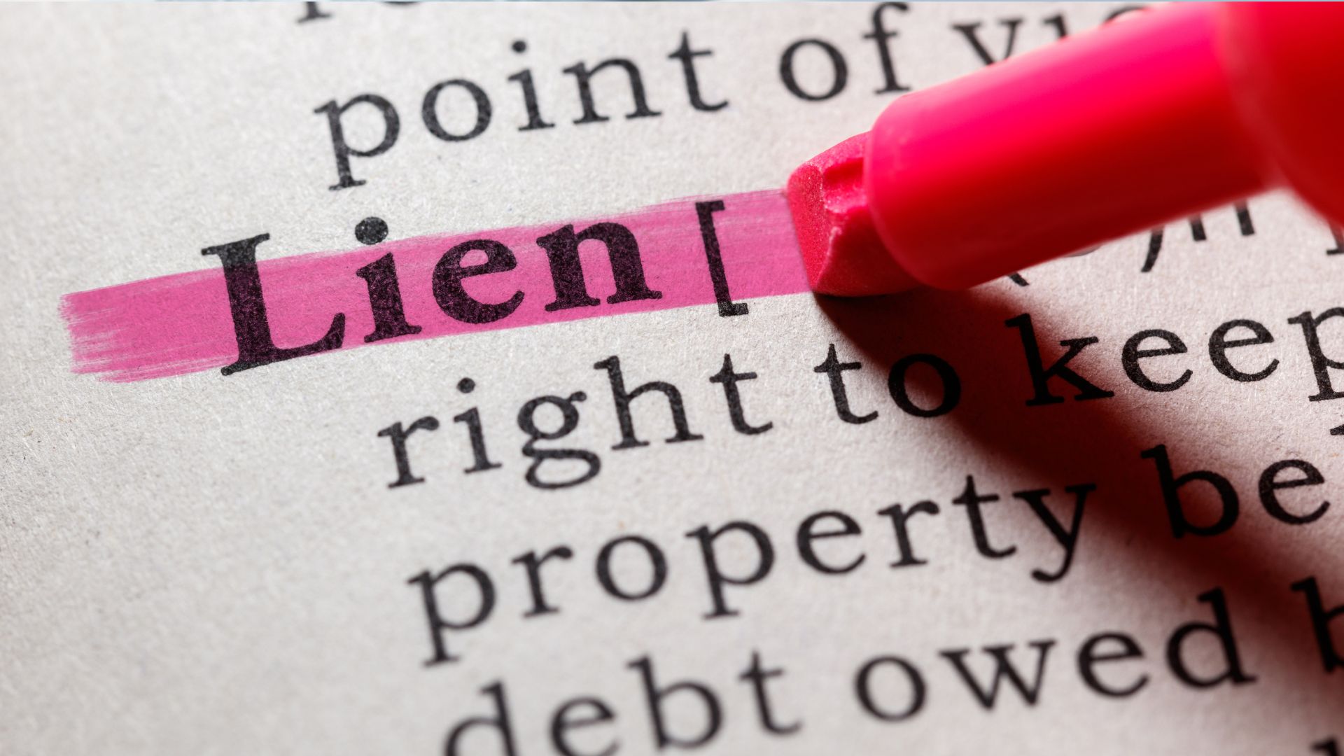 mechanics lien - contractors lien