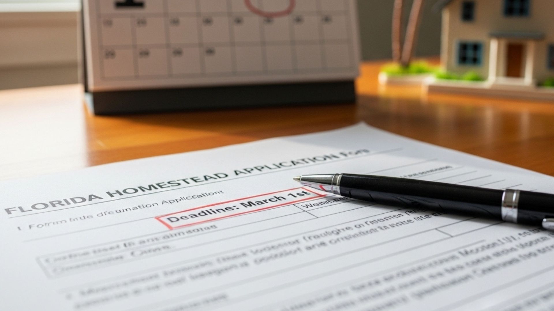 Florida Homestead Applications Due